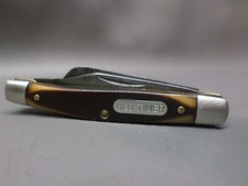 VINTAGE SCHRADE WALDEN U.S.A. N.Y. 340 T STOCKMAN POCKET KNIFE - OLDER KNIFE picture