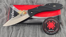Spyderco Centofante 3 C66PBK3 VG-10 Satin Black FRN Plain Edge BNIB Japan picture