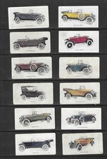 Wills 1923 MOTOR CARS set cigarette cards picture