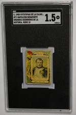 1900 Fototipias Grandes Historia #71 Napoleon Bonaparte SGC 1.5 Rare Low Pop picture