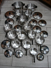 Revere Ware 27 Piece Stainless Steel Tri-Ply Bottom w/Aluminum Core Set picture