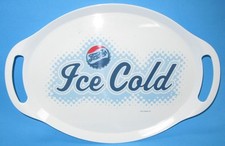 Pepsi Cola Oval Serving Tray with Handles Ice Cold Pepsi Retro Logo picture