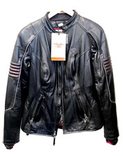 Men's HARLEY DAVIDSON SPECIAL EDITION  Genuine Leather Biker Jacket Size TALL M picture
