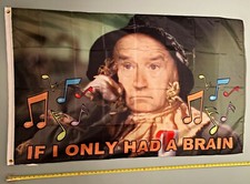 Donald Trump FLAG  USA SELLER If I Only Had A Brain 2024 USA Sign 3x5' picture