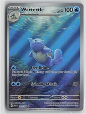 Wartortle - Illustration Rare Holo MEW 171/165 NM picture