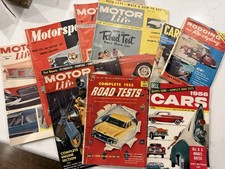 9 Vintage Car Magazines 1954-57 Motor Life Buyers Guides Rodding Car Craft More picture