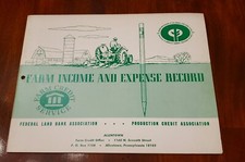 Farm Income and Expense Income Tax Account Record Book 1967 Allentown PA  picture