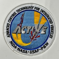 Vintage NASA USAF F-15 ACTIVE Flight Test Patch McDonnell Douglas P&W 4