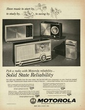 1966 MOTOROLA Portable Pocket transistor Radios Vintage Print Ad picture