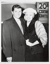 Peggy Lee songstress and Dewey Martin actor who might get married 1956 Photo picture
