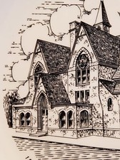 Vtg Commemorative 1855-1955 Seventh United Presbyterian Church Decorative Plate picture