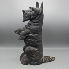 Vintage Cast Iron Begging Scottie Dog Doorstop picture