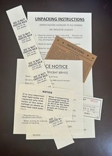 1940 Rockola Super Luxury  Lightup Jukebox Printed Label Set - New picture