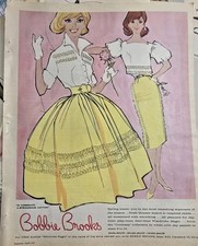 1960 Women's Bobbie Brooks Springmade cotton dresses fashion art Vintage Ad  picture