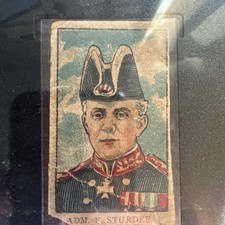 1920s W545 #71 Admiral Sturdee Ww1 Leaders Scene Insignia SGC Authentic picture
