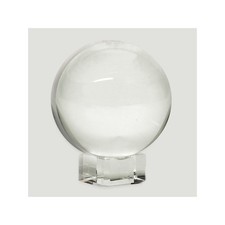 Smooth Reconstituted Crystal Ball with Base 15cm - Natural Mineral picture