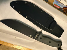 ESEE-6S-E Fixed Blade Knife Serrated Rowen USA Micarta Sheath Box Papers picture