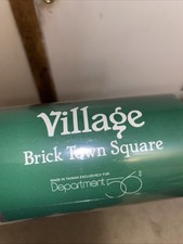 Dept. 56 Village Brick Town Square 23 1/2