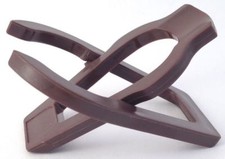 Single Brown Plastic Folding Tobacco Pipe Stand Rack Holder Pipe Rest - 1036 picture