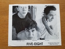 FIVE-EIGHT 8x10 BLACK & WHITE Press Photo Promo 1990's INDIE ALT ROCK BAND  picture