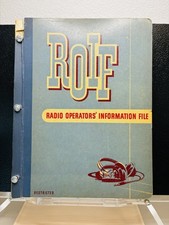 1945 USAAF ROIF Radio Operators Information File AAF Restricted Manual 445th picture