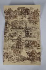 Vintage Menu Savannah Scenes Pamela Lee 1980 Unnamed Restaurant San Francisco picture