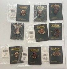 Boyds Bear Bearwear 1994 Set of 9 New on Cards picture