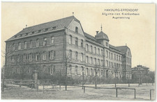 Postcard Hamburg-Eppendorf - general hospital - eye department picture