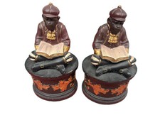 Sterling Industries Heavy Vintage Matched Pair Of Monkey (Bookends) HandPainted picture