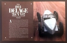 1924 Delage 2LCV V-12 Roadster 1989 Road Test Tech Data Photos Review Article picture