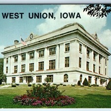 Vtg West Union IA Fayette County Courthouse Doris Springer Republican Vote Card picture
