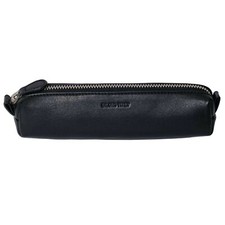 DiLoro Leather Zippered Fountain Ballpoint Rollerball Pens and Pencils Case picture