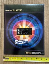 1987 Buick Delco Bose Music Sound System informational brochure FREE US SHIPPING picture