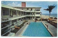 Hollywood Beach FL The Tide Ocean Front Apartments Postcard Florida picture