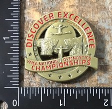 YMCA National Gymnastics Championships Wisconsin 2019 Sports Lapel Hat Pin picture