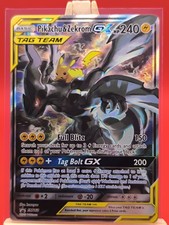 Pikachu & Zekrom Tag Team GX SM168 Alternate Full Art Holo Promo Pokemon Card picture