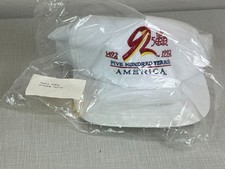 1492-1992 Five hundred Years America White Snapback Hat Cap NWT Sealed vintage picture