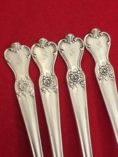 International SIGNATURE 1950 Old Company Monogram S Silverplate 4-Dinner Forks picture