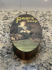 Vintage Pears’ Soap Tin Box 5.5”x4” picture
