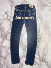 Vintage Lee Riders Paper Advertising Denim Sample Blue Jeans Circa 1960’s-70’s picture