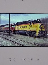 ORIGINAL Chessie #4162 locomotive & Western Maryland #3799 from 1983 picture