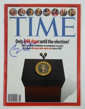 Barack Obama President Signed 2007 TIME Magazine Cover Autographed picture