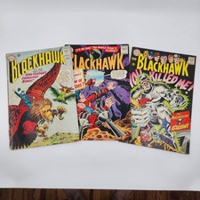 1964-1967 Lot of 3 BLACKHAWK Comics 192, 214, 237 Good condition picture