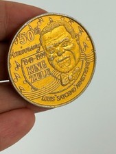 Louis Armstrong 1999 King Zulu Doubloon 50th Anniversary Mardi Gras Coin NOLA picture