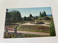 Hillcrest Park Port Arthur Ontario Sunken Gardens Canada Lake Superior Postcard picture