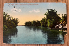 1912 Postcard Luzon Island Philippines Port of Manila Bay Historic Filipino Asia picture
