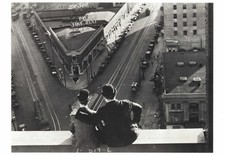 Laurel & Hardy on Skyscraper Ledge “Liberty” 1929 Hal Roach Leo McCarey Postcard picture