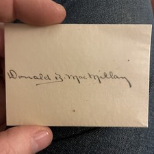 Donald MacMillan Signed Letter 1961 / Autographed Polar Explorer Roald Amundsen picture