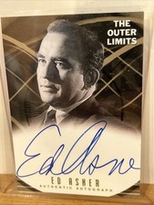 2002 The Outer Limits Premiere Edition Ed Asner Autograph Auto A8 Card picture