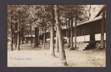 RPPC Actual Pic. Shows Row of Vacation Cabins --McFarland, WI--Postmark 1934 picture